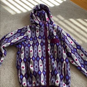 Patagonia Synchilla purple Aztec print
